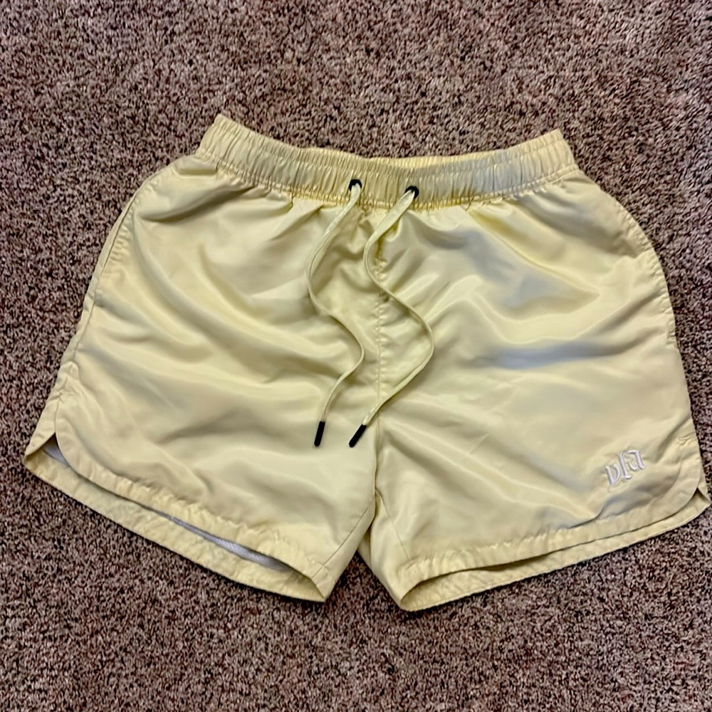YoungLA 123 Pastel Flow Shorts - Pastel Yellow